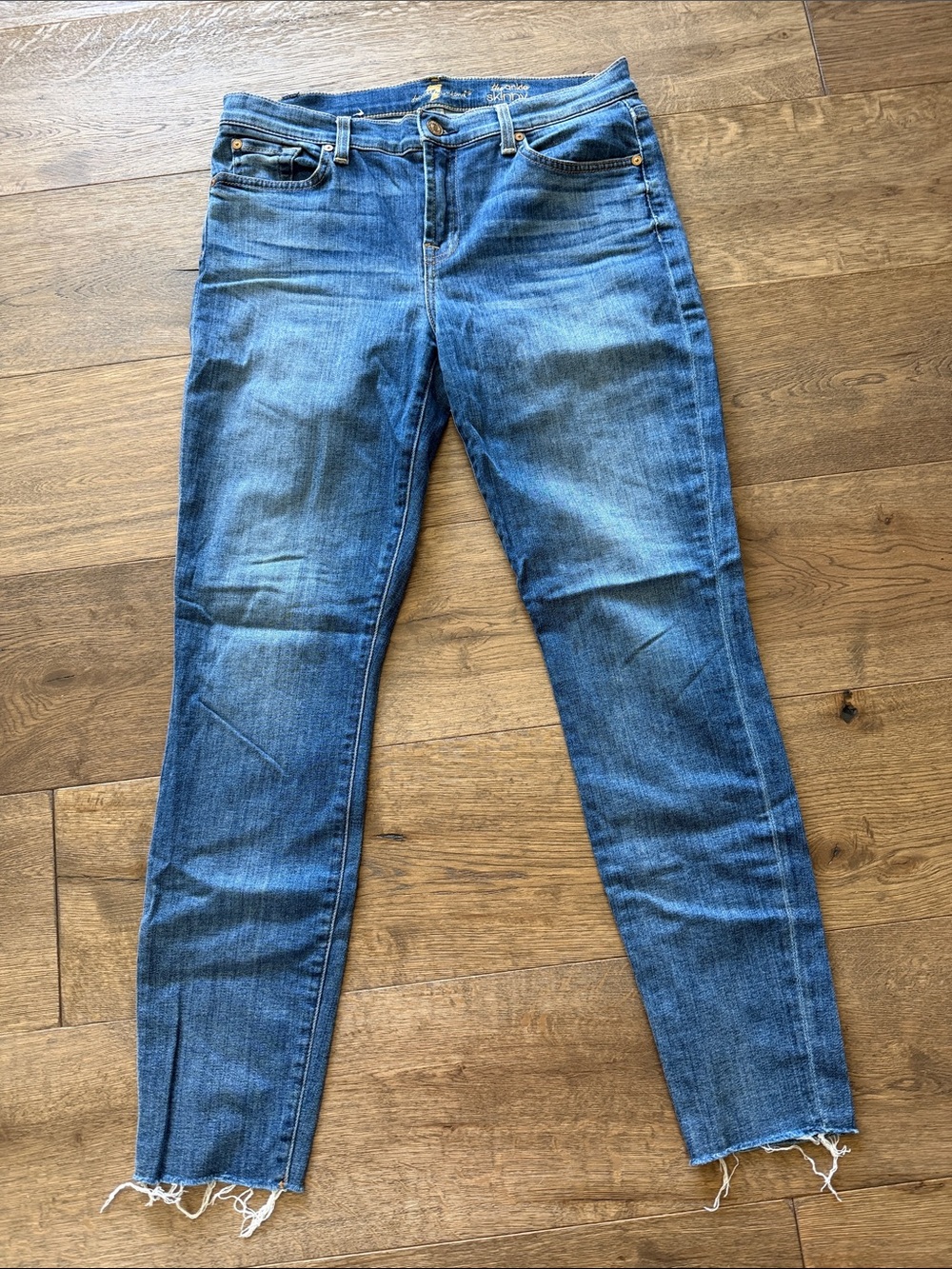 7FAM ankle skinny jeans - size 30